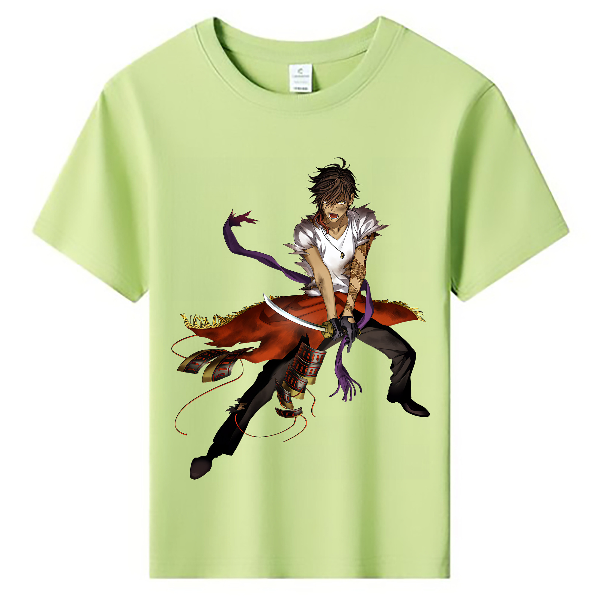 （画像用） 刀剣乱舞 Touken Ranbu 綿100％キッズTシャツ（フロントプリント）